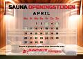 Saunarooster April