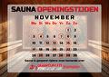 Saunarooster November