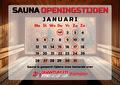Saunarooster Januari